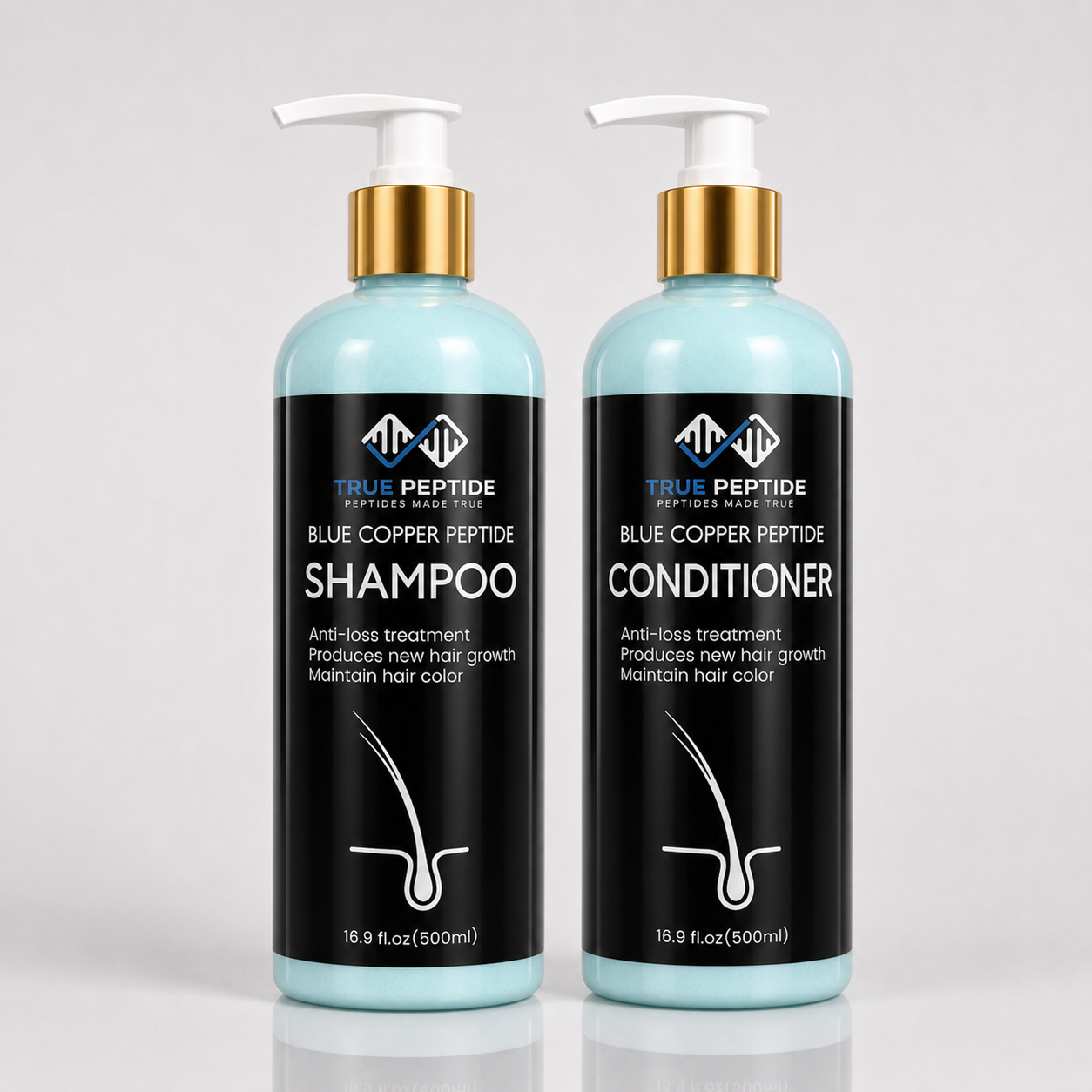 Blue Copper Peptide Shampoo & Conditioner Bundle